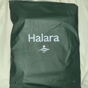 HALARA White Striped Denim